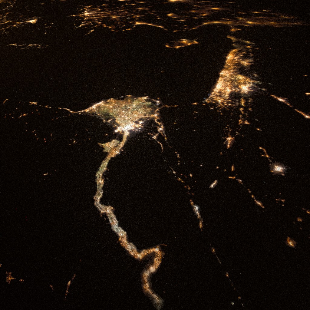 Western Europe To Arabian Peninsula at night preview image 4